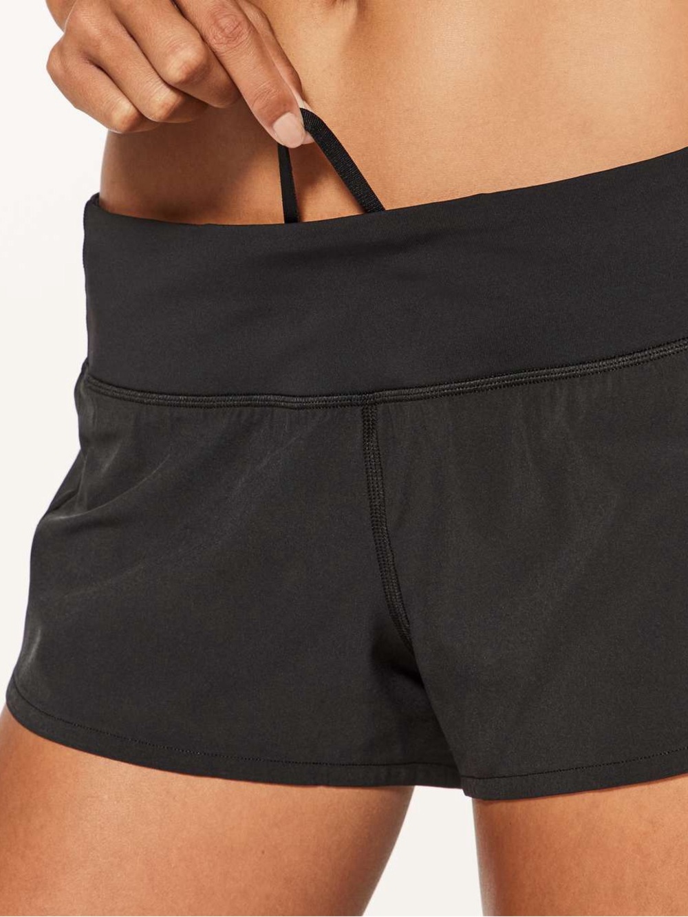 Lululemon Speed Up Short *2.5" Black (First Release)